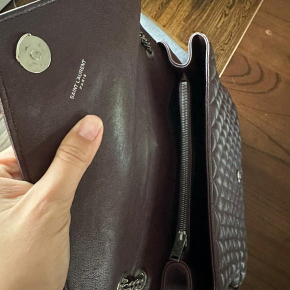 Yves Saint Laurent burgundy Shoulder Bag - Picture 6 of 6